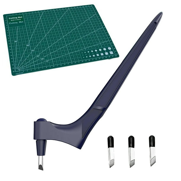 Herramientas de Corte para Manualidades Cuchillos para Manualidades de Acero Inoxidable Con Eccomum con cuchilla y tabla