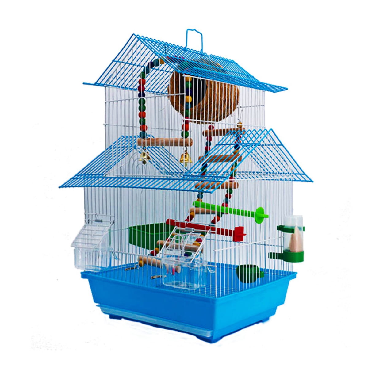 Image showcasing YUANXIN Casual Creative Birdcage Pet Cage Pet Supplies Peony Budgie ...