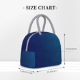 thumbnail image 2 of Disketp teal blue Bolsa Térmica para Almuerzo, Lonchera con Abertura Amplia y Gran Capacidad, Organizador Reutilizable para Mujeres, Hombres y Adultos, 2 of 6