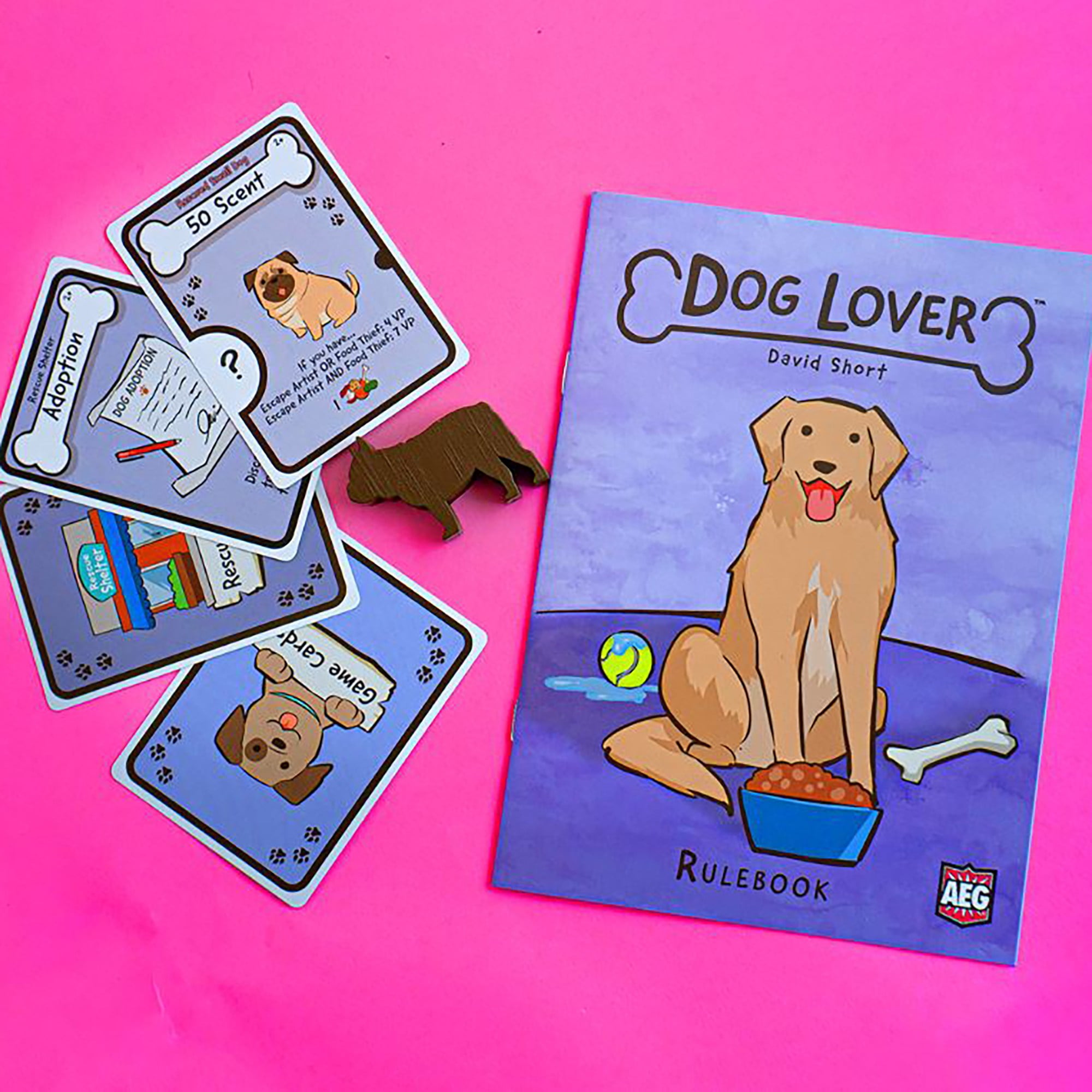 Dog Lover - Animal Card Game, Alderac Entertainment Group (AEG), Ages 10+, 2-4 Players, 30 Min