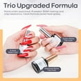 thumbnail image 6 of modelones Gel Top Coat Base Coat for Gel Nail Polish, 3 Pcs 10 ml No Wipe Matte & Shiny Top Coat, Long Lasting High Gloss and Matte Effects DIY at Home, 6 of 8