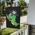 thumbnail image 5 of Pirate Dinosaur Garden Flag 12.5"X18" Outdoor Indoor Garden Decor Porch Banner Sign With Grommets Uv Fade Resistant, 5 of 8