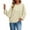 Beige, variant on Batwing Long Sleeve Tops Oversized Tshirts Women Crewneck Basic Tee Dressy Casual Blouses Loose Knit Pullover Sweaters