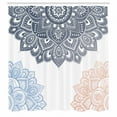 thumbnail image 3 of Ambesonne Flora Shower Curtain, South Mandala Print Oriental, 69"Wx75"L, Blue Grey, 3 of 3