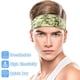 thumbnail image 3 of Bandas para el sudor para hombres, bandas para el sudor para entrenamiento deportivo, bandas para el sudor para hombres, bandas para el sudor con diseño de camuflaje, bandas para el sudor anchas para, 3 of 6