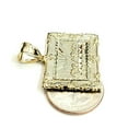 thumbnail image 6 of New 10k yellow gold last supper pendant charm fine gift religions jewelry 4.3g, 6 of 12