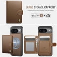 thumbnail image 2 of JEEHOOD Case For Google Pixel 10 / Pixel 10 Pro, RFID Blocking Compatible With MagSafe Detachable 2 In 1 Wallet With Snap fastening Card Holder,PU Leather Case,Kickstand Magnetic Protective Cover, 2 of 8