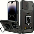 thumbnail image 4 of Premium Durable Shockproof Phone Case with Anti-Slip Grip, Metal Stand & Card Slot - Perfect for Hands-Free Use on IPhone 15 Pro Max, 14 Pro Max, 13 Pro Max, 12 Pro Max, 11 Pro Max Models, 4 of 5