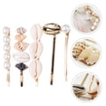 thumbnail image 2 of MasteelfCA 5 Pcs Sweet Shell Shape Hairpin Pearl Bobby Pin Ocean Style Barrettes, 2 of 7