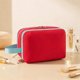 thumbnail image 2 of Neceser de viaje con organizador de maquillaje, estuche cosmético de doble compartimento, bolsa de almacenamiento de terciopelo impermeable para artículos de tocador, brochas de maquillaje,, 2 of 6
