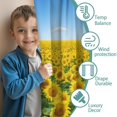 thumbnail image 3 of Blackout Kids Curtains,Blue Sky Sunflower Field Pattern Childrens Insulated Curtains Set Of 2,Bedroom Essentials,Toddler Room Decor 42"x54", 3 of 5