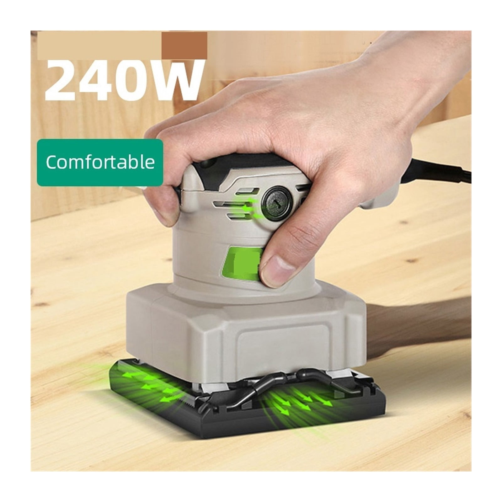 240W Electric Wood Sander Woodworking Polisher Sanding Machine