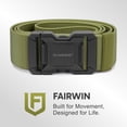 thumbnail image 2 of FAIRWIN Men's Belt, Elastic Stretch Nylon Work Belt for Men, 2 of 9