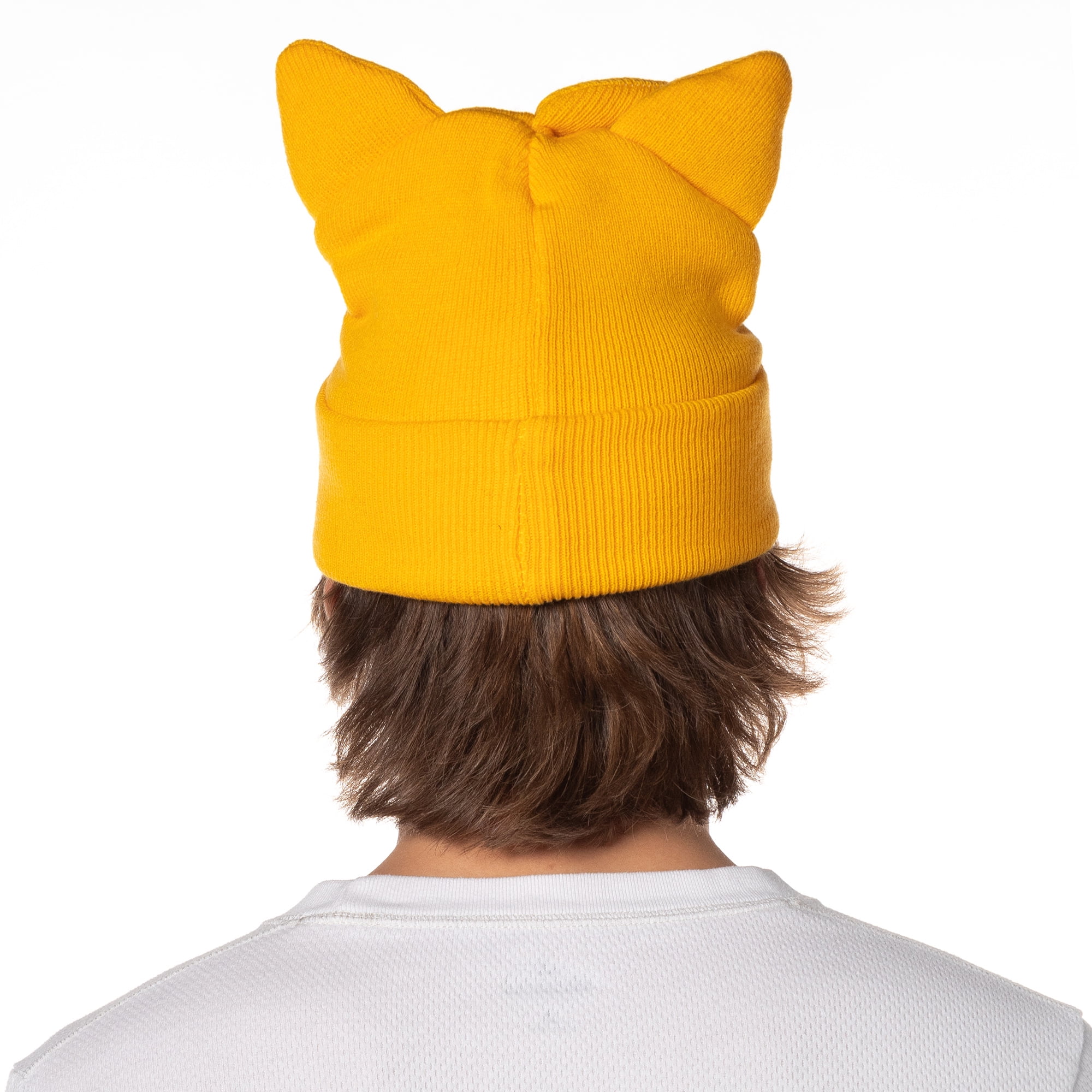 Sonic The Hedgehog Tails Embroidered Face 3D Quills Cuffed Costume Beanie