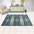 thumbnail image 3 of Aztec Ikat Pattern Area Rugs Colorful Large Non-Slip Floor Matative Carpets Doormat for Kitchen Living Dining Dorm Playing Room Bedroom 60 x 39inch Home Decor, 3 of 7