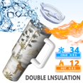 thumbnail image 2 of Hawaii Tropical Plants Print 40oz Tumbler with Lid and Handle, Double Insulated Cup for Travel and Gifts, 2 of 5