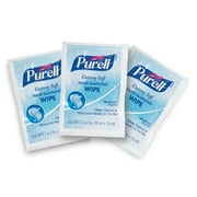 Purell Cottony Soft Individually Wrapped Sanitizing Hand Wipes, 5 x 7, White, 1000/Case,Pack of 1000 EA