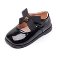 thumbnail image 5 of NOKIO Clearence Square Toe Mary Jane Shoes for Toddlers - Lightweight Flat Bottom Bow Detail Four-Season Casual Flats Comfortable Dress Shoes for Daily Activities, 5 of 6