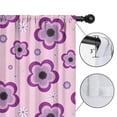 thumbnail image 4 of Blackout Kids Curtains,Pioneer Flower Floral Print Pattern Childrens Insulated Curtains Set Of 2,Bedroom Essentials,Toddler Room Decor 42"x84", 4 of 5