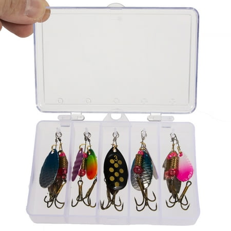 Hard Lures Set Spinnerbait Metal Lures Set Spinnerbait Spinner Lures Spinnerbait Metal Lures 10pcs Metal Lures Spinner Eryue Laoshe Fapao