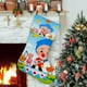 thumbnail image 1 of PLIM Tema: Calcetines de Navidad, fino lino blanco para colgar en escaleras y chimenea, decoración navideña para el hogar, regalo de Navidad. 54cm × 38cm, 1 of 5