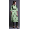 thumbnail image 3 of Bimba Printed Viscose Santoon Straight Tunic DressesForWomen Indian Clothing, 3 of 5