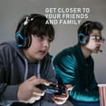 thumbnail image 3 of RUNMUS Gaming Headset with 7.1 Surround Sound, PS4 Headset with Mic & LED Light, Noise Canceling Xbox One Headset, Compatible with PS4, PS5, Xbox One, PC Laptop, Mac, 3 of 8