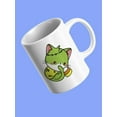 thumbnail image 3 of Cute Pumpkitty Zombie Costume Mug - Image by Shutterstock,, 3 of 4