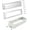 Satin Nickel, variant on "Nuk3y Solid Brass Mail Slot with Sleeve (Satin Nickel, 10"" x 3"")"