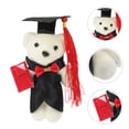 thumbnail image 3 of 9 Uds. Oso de peluche de graduación, Adorable muñeco de oso de dibujos animados, muñeco de oso de graduación, 3 of 5