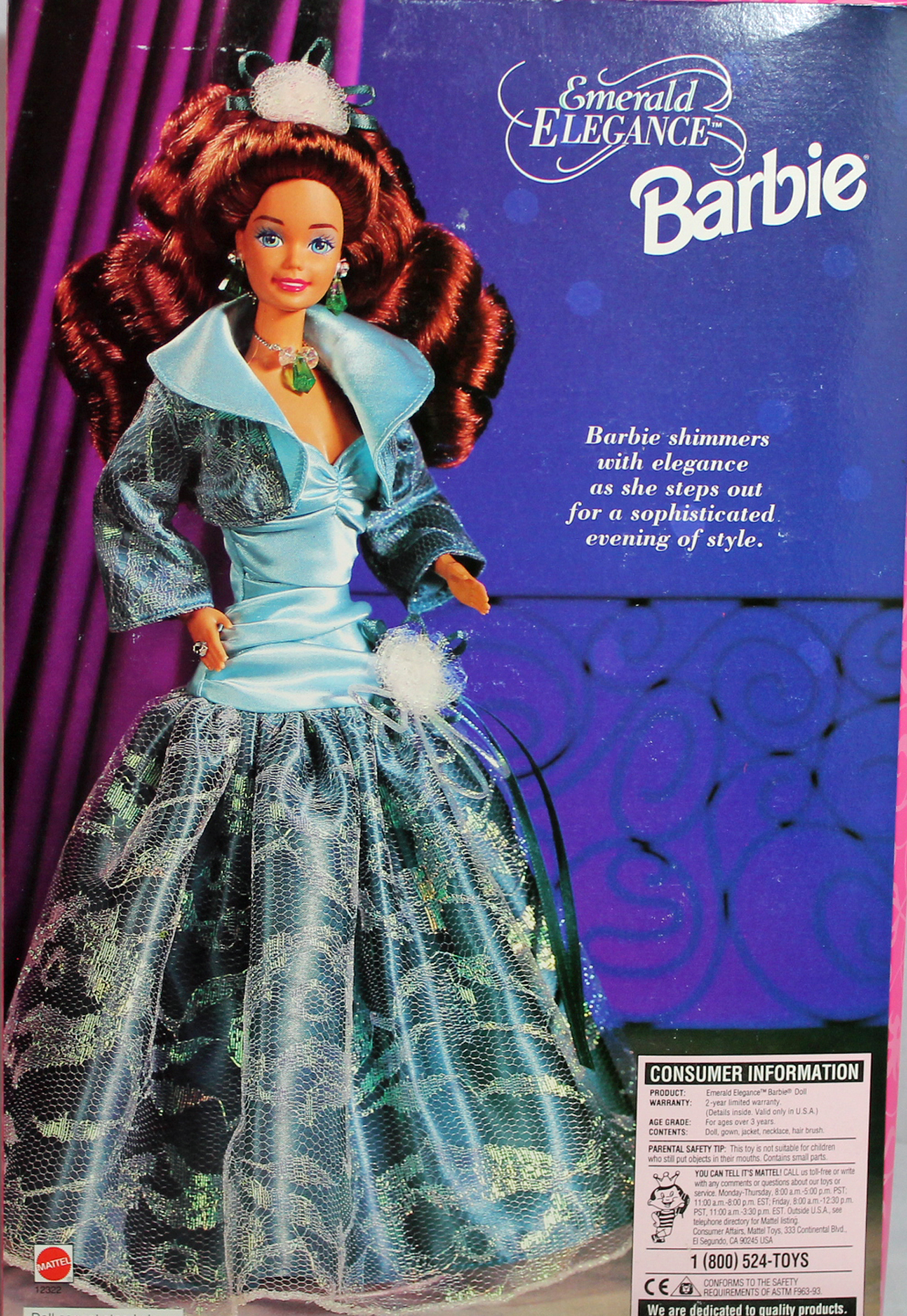 Emerald elegance barbie sale