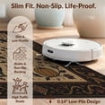 thumbnail image 6 of Design&I 2'x3' Washable Accent Rug Beige Black Autumn Elegance with Floral Accents Intricate Border Design Featuring Seasonal for Kitchen, Pet Station, Friendly & Non-Slip Built-In Grip, 6 of 7