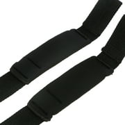 Harbinger Padded Cotton Weightlifting Support Straps Black, 21.5