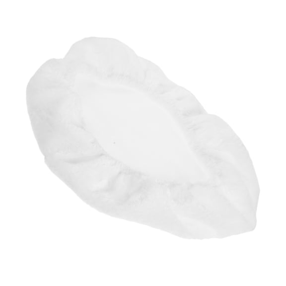 RENACLIPY Plush Soft White Toilet Seat Lid Cover, Washable Bathroom Toilet Bowl Protector for Added Comfort and