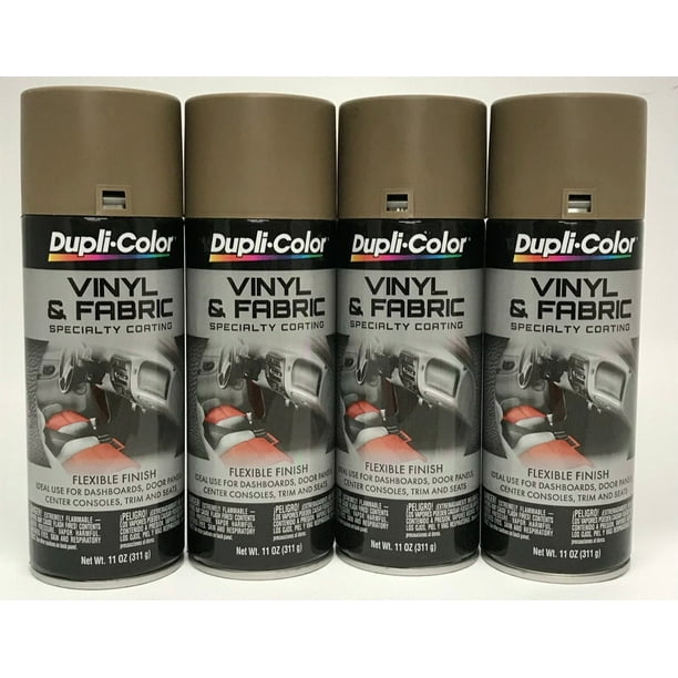 Duplicolor HVP113 4 Pack Vinyl & Fabric Spray Paint Medium Beige 11