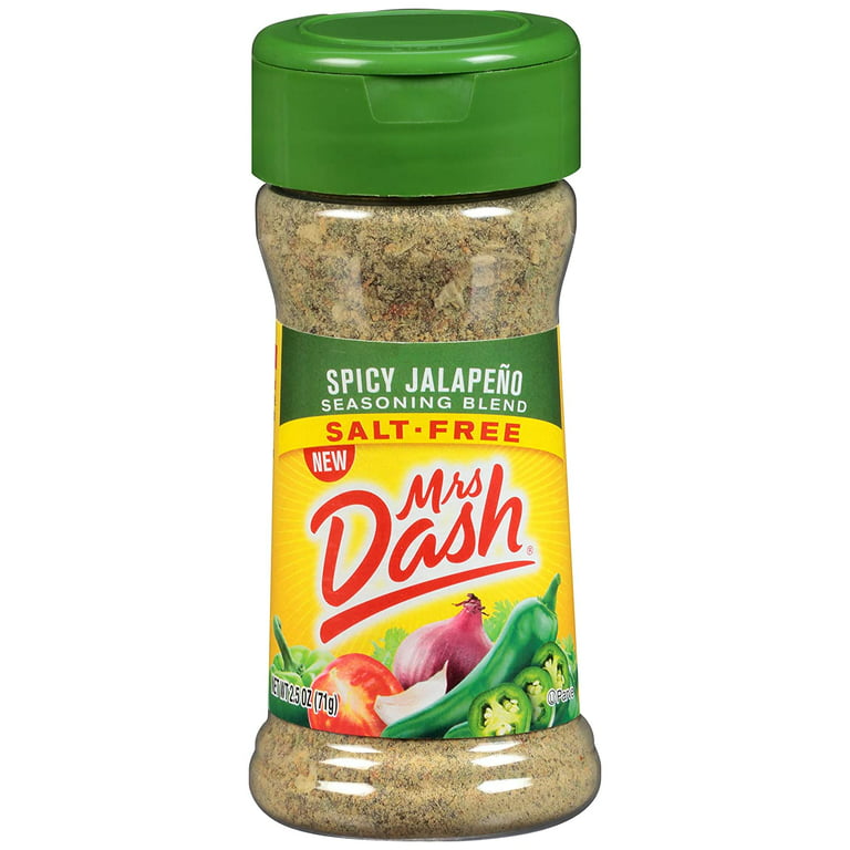  Mrs. Dash Spicy Jalapeño Seasoning Blend 2.5 Oz - Pack of 2 :  Grocery & Gourmet Food