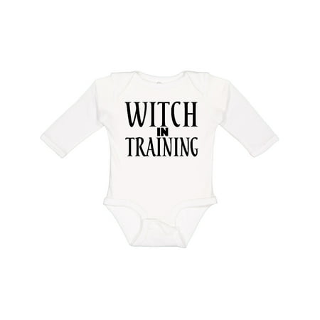 

Inktastic Witch in Training Gift Baby Boy or Baby Girl Long Sleeve Bodysuit