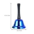 thumbnail image 2 of CIMAXIC Metal Bell 2Pcs Green Round Ergonomic Handle Design 3x5.1in, 2 of 8