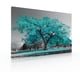 thumbnail image 1 of Cuadro Decorativo Moderno Arbol Turquesa Ideas Creativas Cuadro sublimado en tela, 1 of 2