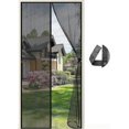 thumbnail image 2 of Magnetic anti-mosquito and fly door curtain, 90*200cm anti-mosquito and fly door curtain, living room balcony door anti-insect curtain (black) - Yvan, 2 of 3