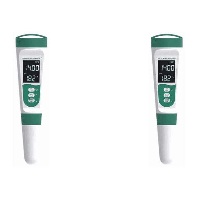 Probador 5 en 1 Medidor PH/EC/TDS/sal/temperatura Analizador para Piscinas Rios Aqua