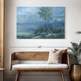thumbnail image 3 of Elephant Stock Nebulous Palms Daybreak Wall Art - Horizontal Canvas Wall Art - Living Room Wall Decor - Beach Canvas - Blue And Green Decor By Paul Brent - 48" x 32", 3 of 8