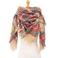 thumbnail image 3 of Tweang Silk Shawl Cotton Scarf for Women Shawls and Wraps for Evening Dresses Head Scarf Bag Scarf Sheer Shawl Large Scarf Coffee A, 3 of 3