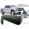 thumbnail image 2 of APA Replacement Exterior Mirror Cap fits 2019-2022 Silverado Sierra Top-Half Upper Part PTM Gloss Black Passenger Right Side 84732186, 2 of 9