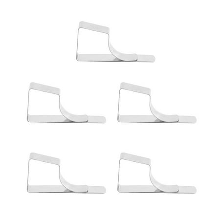 

10PCS Stainless Steel Tablecloth Clip Triangle Tablecloth Clamps Adjustable Tablecloth Retaining Clip Sturdy Table Cloth Fixatio