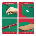 thumbnail image 3 of Tiny Tim Totes 75-Compartment Ornament Storage Box with Dividers (Green/Polyester/Adult), 3 of 6