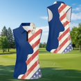 thumbnail image 5 of Aplkyhs Vintage American Flag Matching Golf Shirts for Couple Lightweight Golf Tank Top for Women for Casual Wear Soft and Comfortable Moisture Wicking for Yoga, 5 of 6