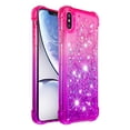 thumbnail image 2 of Funda para iPhone Xs Max Transparente con Brillos Carcasa Protectora Antigolpes con Glitter Brillante, 2 of 5