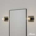 thumbnail image 3 of Hunter - Donelson 1-light Brushed Iron, Small Sconce Light, Dimmable, Rustic Style, for Bedrooms, Dining, Living Rooms - 13050, 3 of 7