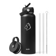 thumbnail image 1 of Botella de agua BUZIO ThermoArmour 1.2L de acero inoxidable negra, 1 of 8